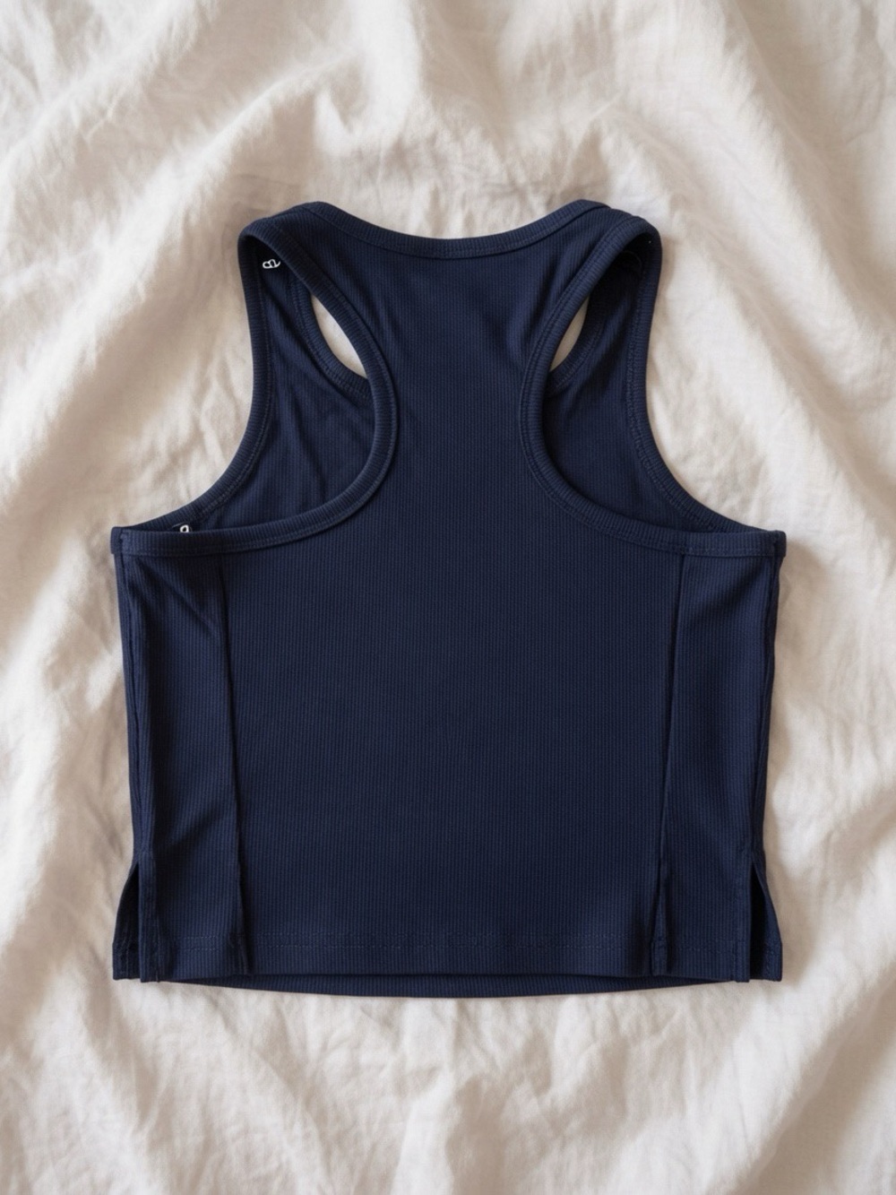 ALO Yoga Black Ribbed Cropped Tank Top Medium & Large available - Picture 2 of 2